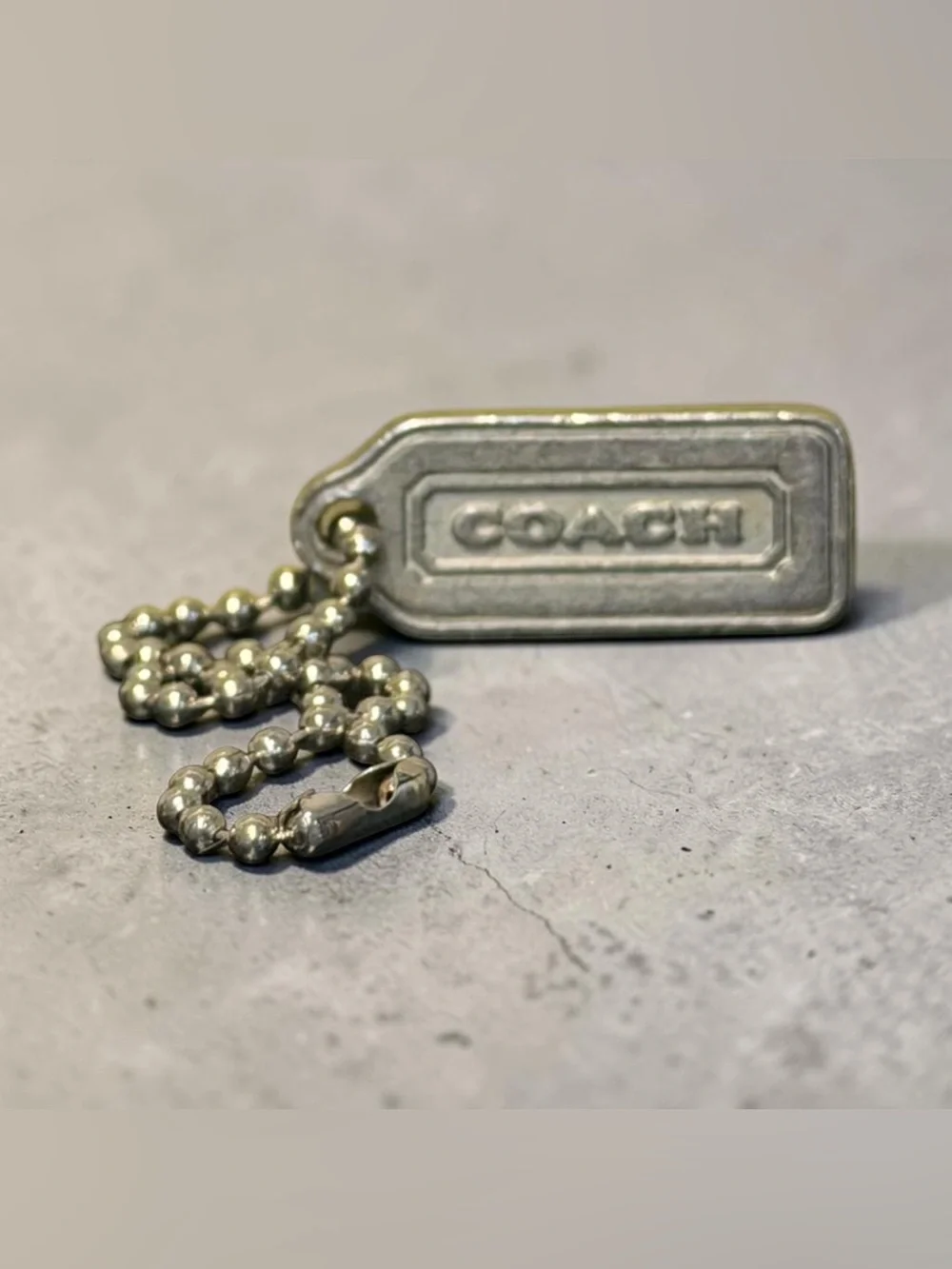 Coach Metal Mini Hang Tag